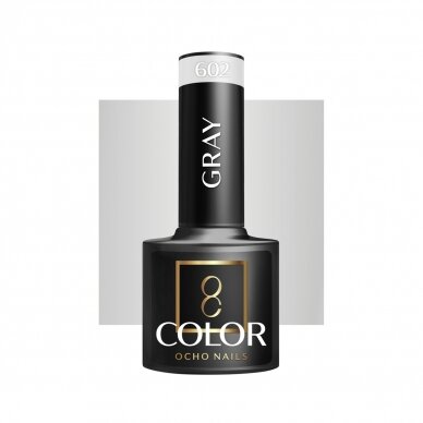 OCHO NAILS long-lasting hybrid nail polish for manicure GRAY 602, 5 g.