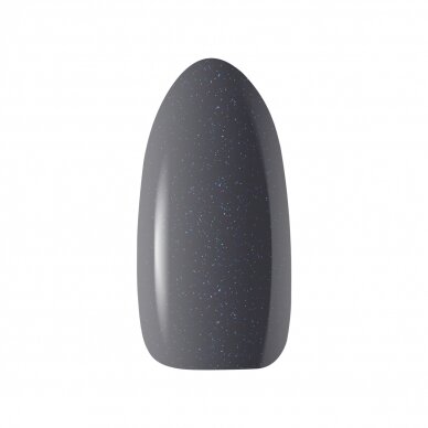 OCHO NAILS стойкий гибридный лак для маникюра GRAY 606, 5 г. 1