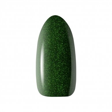 OCHO NAILS ilgalaikis hibridinis nagų lakas manikiūrui GREEN 711, 5 g. 1