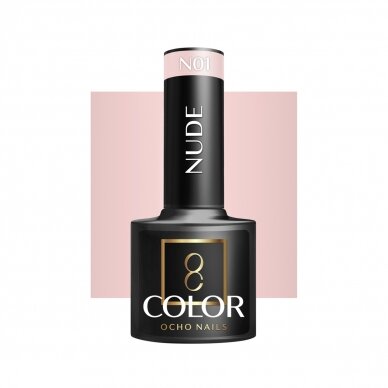 OCHO NAILS long-lasting hybrid nail polish for manicure N01, 5 g.