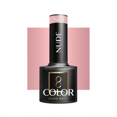 OCHO NAILS long-lasting hybrid nail polish for manicure NUDE N04, 5 g.