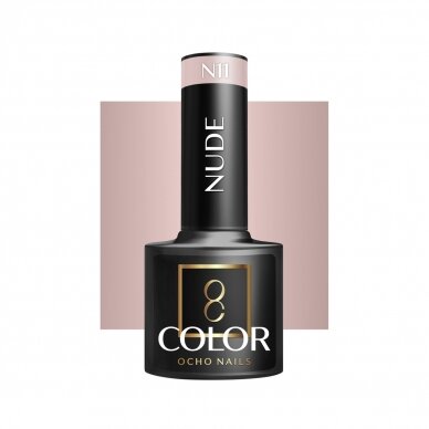 OCHO NAILS long-lasting hybrid nail polish for manicure NUDE N11, 5 g.