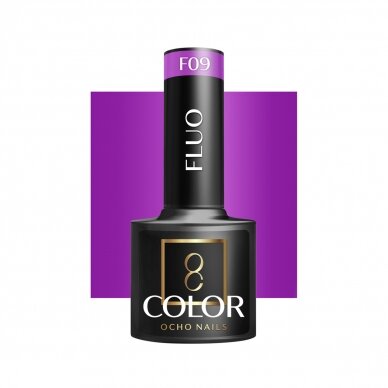 OCHO NAILS long-lasting hybrid nail polish for manicure FLUO F09, 5 g.