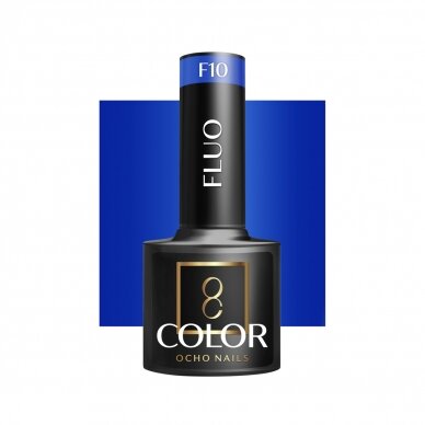 Стойкий гибридный лак для маникюра OCHO NAILS FLUO F10, 5 г.