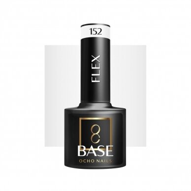 OCHO NAILS ilgalaikė hibridinė gelinio lakavimo bazė FLEX 152, 5 g.