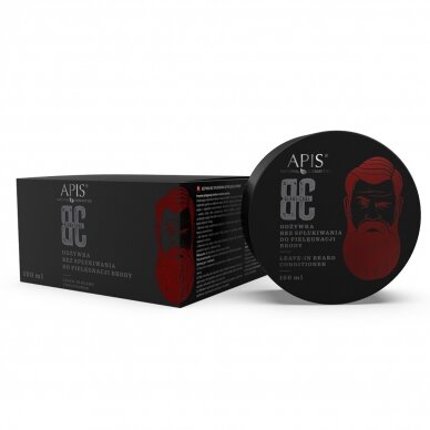 APIS BEARD CARE nenuplaunamas kondicionierius barzdos priežiūrai, 100 ml.