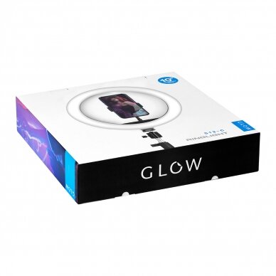 GLOW profesionali makiažo lempa LED RING 10" bsc su stovu 10W 9