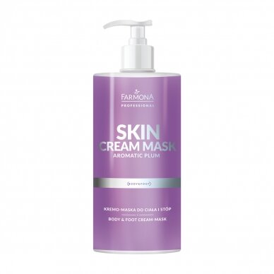 FARMONA AROMATIC PLUM body and feet cream - mask with plum scent, 500 ml