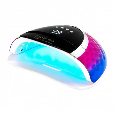 GLOW profesionali UV/LEDnagų lempa manikiūro bei pedikiūro darbams YC57 RN blue pink 268W