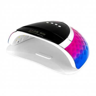 GLOW profesionali UV/LEDnagų lempa manikiūro bei pedikiūro darbams YC57 RN blue pink 268W 1