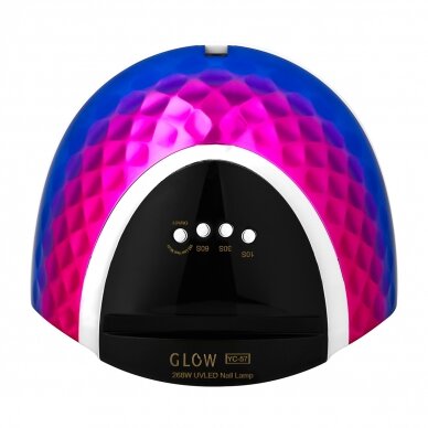 GLOW professional UV/LED nail lamp for manicure and pedicure YC57 RN blue pink 268W  4