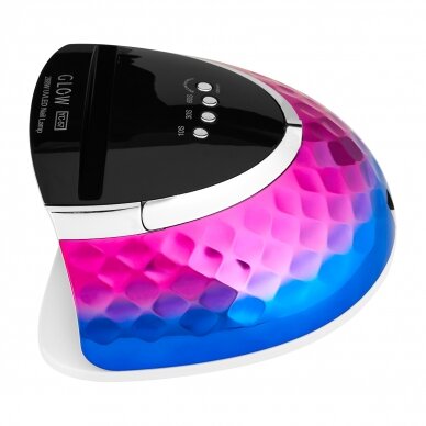 GLOW profesionali UV/LEDnagų lempa manikiūro bei pedikiūro darbams YC57 RN blue pink 268W 5