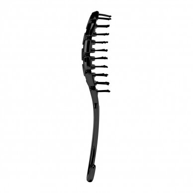 Flexible hair brush P-1032, black color 2