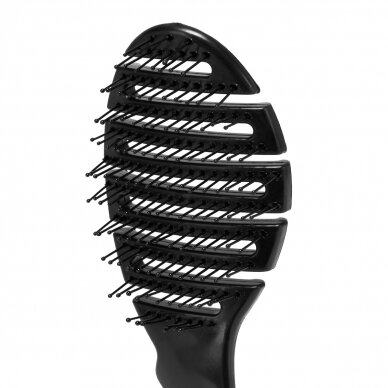 Flexible hair brush P-1032, black color 3