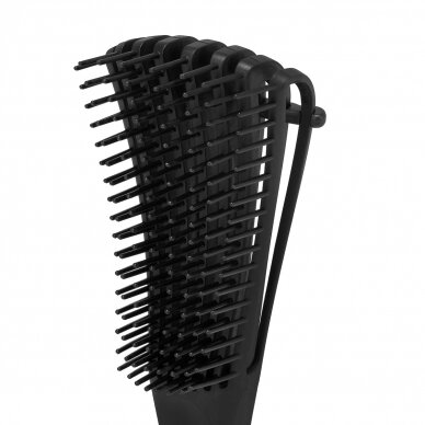 Flexible hair brush P-868, black color 4