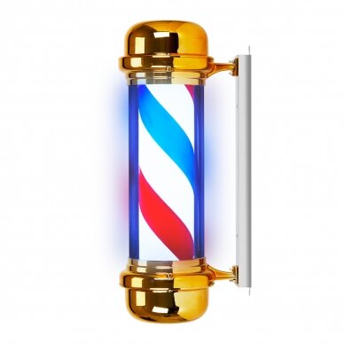 Illuminated plafond barber shop BB-02 gold large