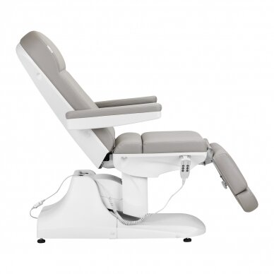 AZZURRO professional electric cosmetology chair - couch 891 (3 motors), gray color 1