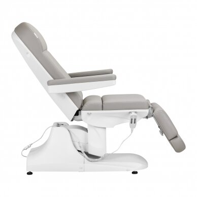 AZZURRO profesionali elektrinė kosmetologinė kėdė - gultas 891 (3 varikliai), pilkos spalvos 1