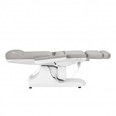 AZZURRO profesionali elektrinė kosmetologinė kėdė - gultas 891 (3 varikliai), pilkos spalvos 4