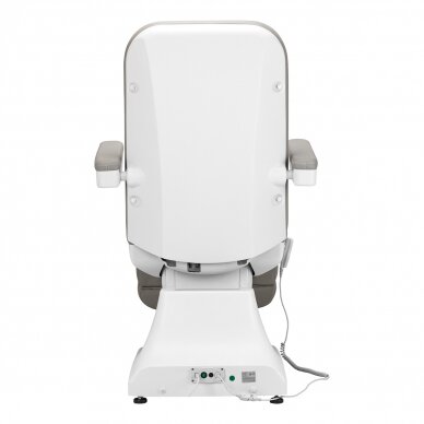AZZURRO profesionali elektrinė kosmetologinė kėdė - gultas 891 (3 varikliai), pilkos spalvos 7