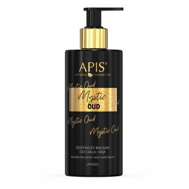 APIS MYSTIC OUD maitinamasis kūno ir rankų balzamas, 300 ml