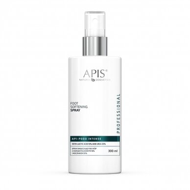 APIS PODO INTENSE foot softening spray with AHA, BHA acids and 25% urea, 300 ml