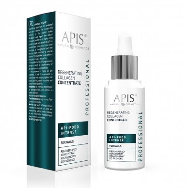 APIS API-PODO INTENSE reguneruojantis kolageno koncentratas nagams, 30 ml