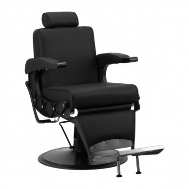 Professional barber chair for hairdressers and beauty salons GABBIANO, black color