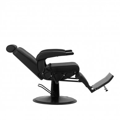 Professional barber chair for hairdressers and beauty salons GABBIANO, black color 4