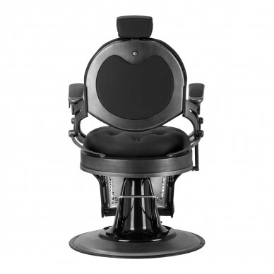 Professional barber chair for hairdressers and beauty salons GABBIANO NICCOLO, black color  2