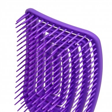 Flexible hair brush O-327, purple color 4