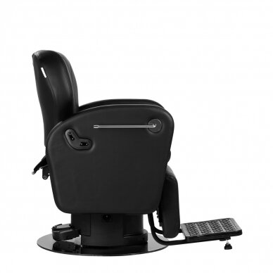 Professional barber chair for hairdressers and beauty salons GABBIANO BARON, black color  5