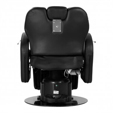 Professional barber chair for hairdressers and beauty salons GABBIANO BARON, black color  8