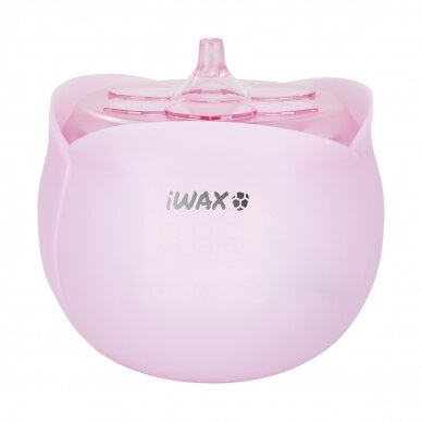 Professional wax heater IWAX FLOWER 450 ml, pink 1