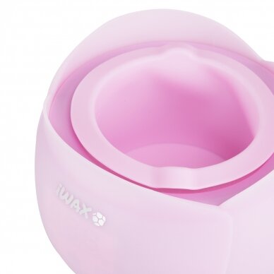 Professional wax heater IWAX FLOWER 450 ml, pink 4