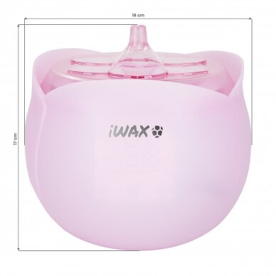 Professional wax heater IWAX FLOWER 450 ml, pink 6