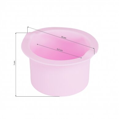 Professional wax heater IWAX FLOWER 450 ml, pink 7