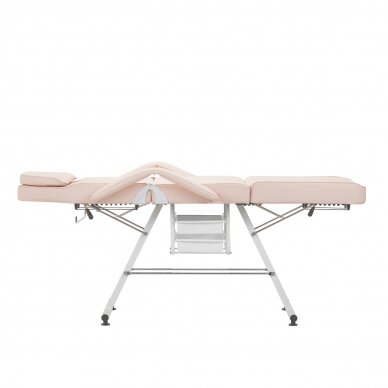 Professional cosmetology bed for beauty salons BASIC 202, pink color 7