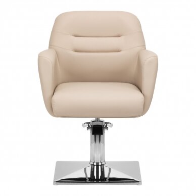 Professional hairdressing chair GABBIANO MONACO, cream color 1