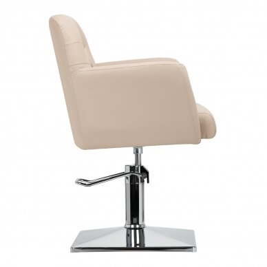 Professional hairdressing chair GABBIANO MONACO, cream color 3