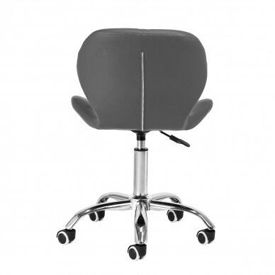 Professional beauty salon chair with wheels QS-06, gray color 3