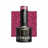 OCHO NAILS стойкий гибридный лак для маникюра GLITTER G12, 5 г.