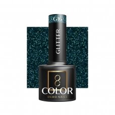 OCHO NAILS long-lasting hybrid nail polish for manicure GLITTER G16, 5 g.