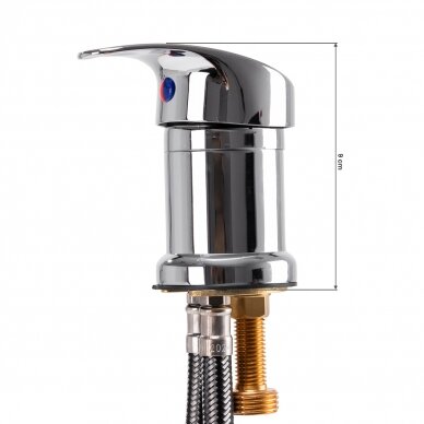 GABBIANO hairdressing faucet with two sprays WATERFALL 8