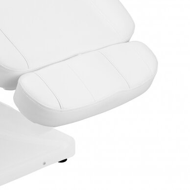 Professional electric recliner-bed for beauticians SILLON LUXURY (3 motors), white color 8