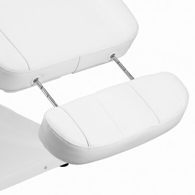 Professional electric recliner-bed for beauticians SILLON LUXURY (3 motors), white color 9