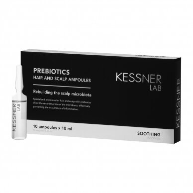 KESSNER LAB prebiotinės ampulės galvos odai ir plaukams 10x10 ml