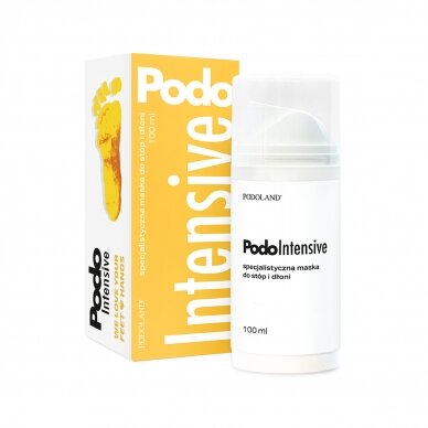 PODOLAND INTENSIVE specialized hand and foot care mask with collagen and avocado and macadamia nut oils, 100 ml