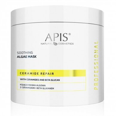 APIS CERAMIDE REPAIR успокаивающая маска из водорослей с керамидами и бета-глюканом, 200 г