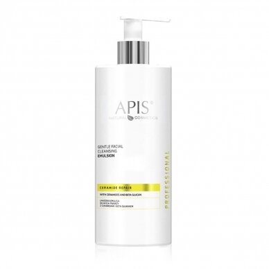 APIS CERAMIDE REPAIR mild facial cleansing emulsion with ceramides and beta glucan, 500 ml